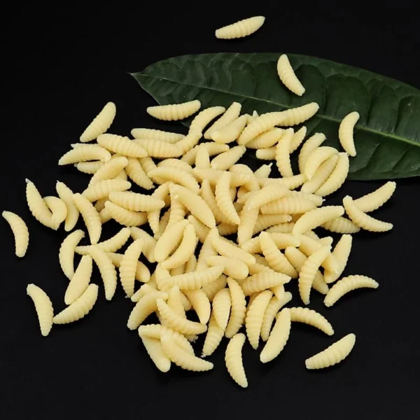 50PCS Soft Maggot Fishing Baits