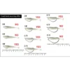 50PCS Offset Fishing Hooks