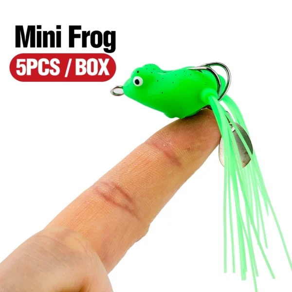 5pcs Mini Frog Lure Set