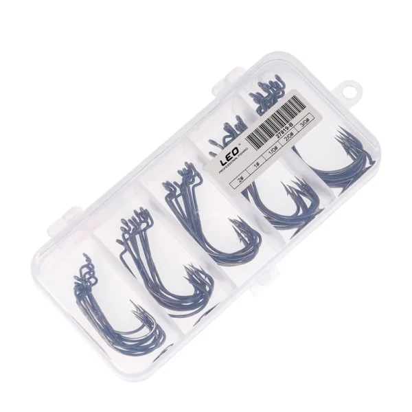 50PCS Offset Fishing Hooks