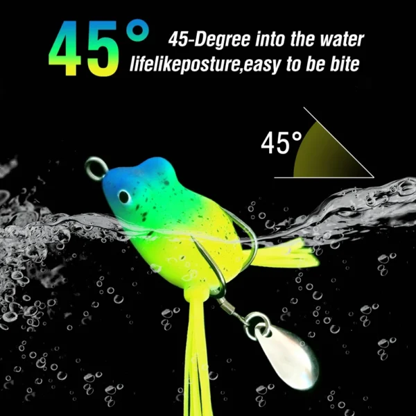 5pcs Mini Frog Lure Set