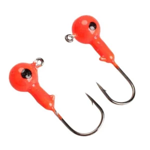 63b27d745665b61964a0d8e515e26bff 10PCS Red Lead Round Jig Head Hook