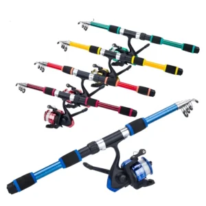 67c6326ea032e32e32855596a62f1508 Telescopic Fishing Rod Set
