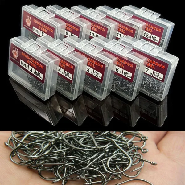 8a358c6b76a773230463a3bb1fc062ed Akakuma Carbon Steel Fishing Hooks