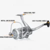 High Speed Spinning Fishing Reel 8Kg Max Drag