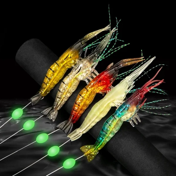 5pcs Shrimp Soft Lure Set