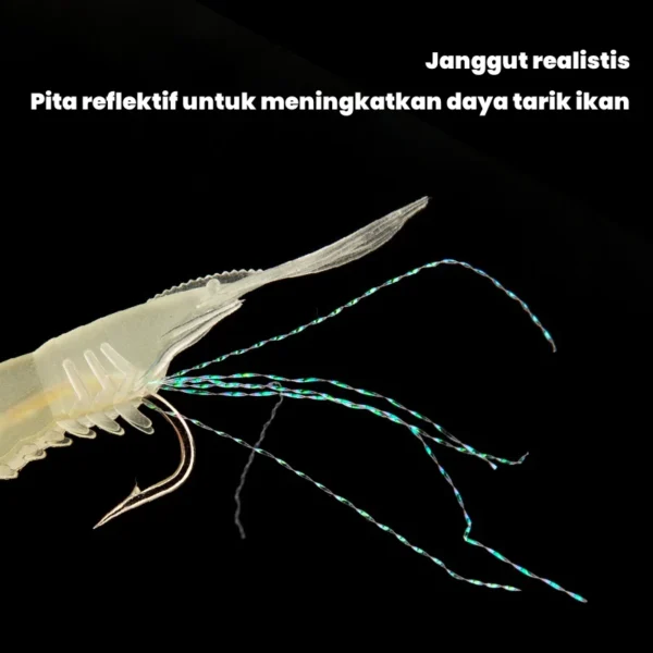 5pcs Shrimp Soft Lure Set