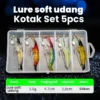 5pcs Shrimp Soft Lure Set