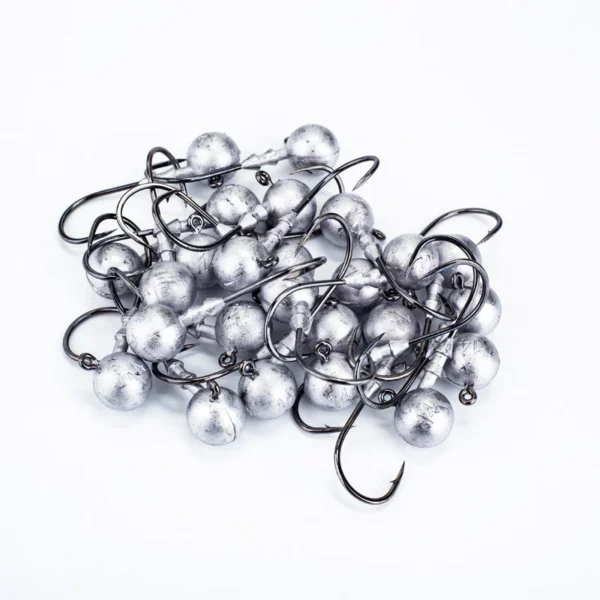 25PCS 4X Lead Jig Head Hook
