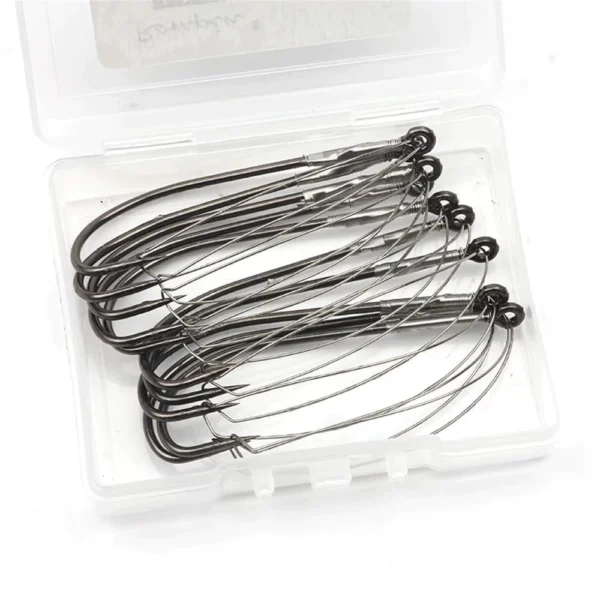 10PCS Weedless Fishing Hooks