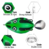 5pcs Frog Spinner Lure Set