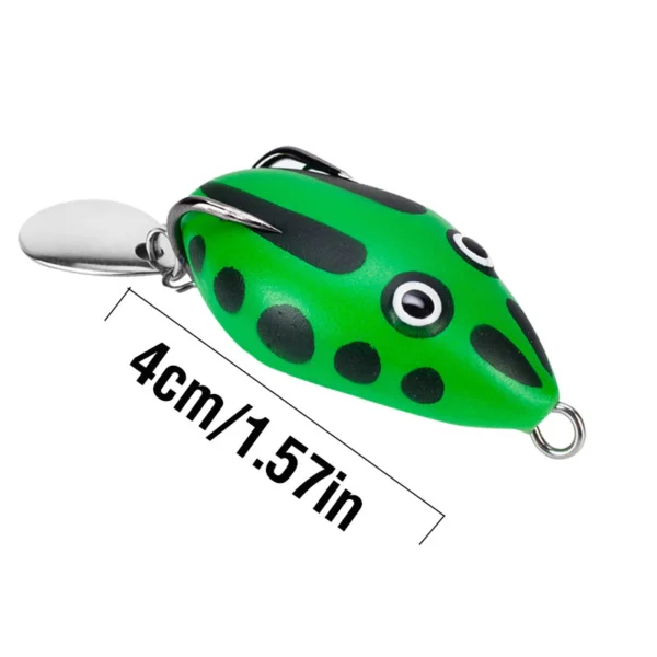 5pcs Frog Spinner Lure Set
