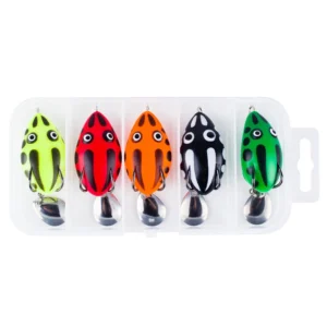 5pcs Frog Spinner Lure Set