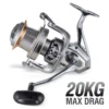 Long Cast Spinning Reel 20kg Max Drag